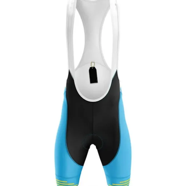 Men's Cycling Bib Shorts 3D Padded Shorts Bike Shorts Bottoms Semi-Form Fit Mountain Bike MTB Road Bike Cycling Sports Breathable Quick Dry Moisture Wicking Comfortable Black Yellow Lycra Clothing