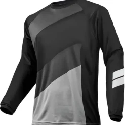 Men's Cycling Jersey Downhill Jersey Dirt Bike Jersey Long Sleeve Mountain Bike MTB Road Bike Cycling Winter Black Yellow Red Patchwork Bike Jersey Thermal Warm UV Resistant Breathable Quick Dry Back