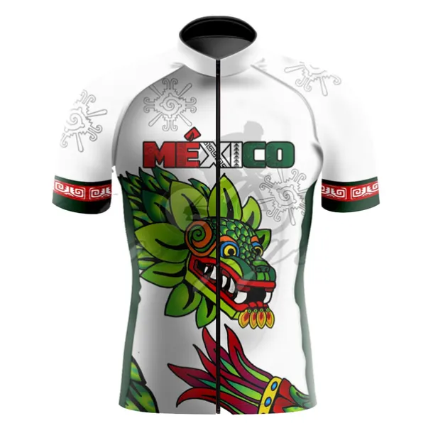 Men's Cycling Jersey Dragon Funny Short Sleeve Bike Jersey Top with 3 Rear Pockets Mountain Bike MTB Road Bike Cycling Quick Dry Reflective Strips Back Pocket Moisture Wicking Sports Black White Green