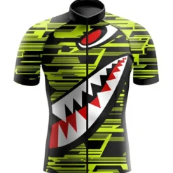 Men's Cycling Jersey Dragon Funny Short Sleeve Bike Jersey Top with 3 Rear Pockets Mountain Bike MTB Road Bike Cycling Quick Dry Reflective Strips Back Pocket Moisture Wicking Sports Black White Green