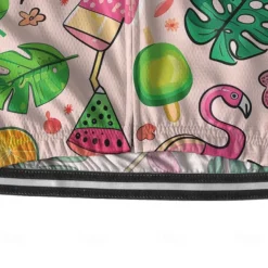 Men's Cycling Jersey Fruit Short Sleeve Bike Tee Tshirt Jersey with 3 Rear Pockets Mountain Bike MTB Quick Dry Anatomic Design Wicking Breathable Sports Pink Clothing Apparel