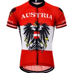 Men's Cycling Jersey Geometric Germany National Flag Short Sleeve Bike Jersey Top with 3 Rear Pockets Mountain Bike MTB Road Bike Cycling UV Resistant Quick Dry Back Pocket Sweat-Wicking Sports White