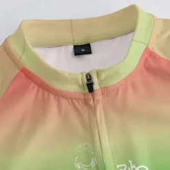 Men's Cycling Jersey Gradient Short Sleeve Bike Tee Tshirt Jersey with 3 Rear Pockets Mountain Bike MTB Quick Dry Anatomic Design Wicking Breathable Sports Blue Purple Green Clothing Apparel