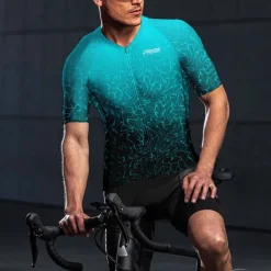 Men's Cycling Jersey Graphic Short Sleeve Bike Jersey Top with 3 Rear Pockets Mountain Bike MTB Road Bike Cycling Quick Dry Reflective Strips Back Pocket Moisture Wicking Sports Yellow Red Blue