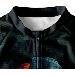 Men's Cycling Jersey Graphic Short Sleeve Bike Tee Tshirt Jersey with 3 Rear Pockets Mountain Bike MTB Quick Dry Anatomic Design Wicking Breathable Sports Dark Grey Black Dark Navy Clothing Apparel