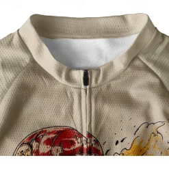 Men's Cycling Jersey Graphic Short Sleeve Bike Tee Tshirt Jersey with 3 Rear Pockets Mountain Bike MTB Quick Dry Anatomic Design Wicking Breathable Sports Black Khaki Clothing Apparel