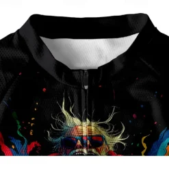 Men's Cycling Jersey Graphic Short Sleeve Bike Tee Tshirt Jersey with 3 Rear Pockets Mountain Bike MTB Quick Dry Anatomic Design Wicking Breathable Sports Black Khaki Clothing Apparel