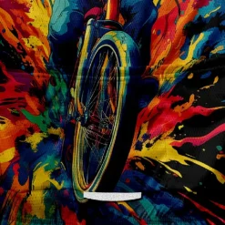 Men's Cycling Jersey Graphic Short Sleeve Bike Tee Tshirt Jersey with 3 Rear Pockets Mountain Bike MTB Quick Dry Anatomic Design Wicking Breathable Sports Black Khaki Clothing Apparel