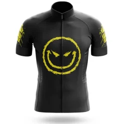 Men's Cycling Jersey Graphic Funny Short Sleeve Bike Jersey Top with 3 Rear Pockets Mountain Bike MTB Road Bike Cycling Quick Dry Reflective Strips Back Pocket Moisture Wicking Sports Black Red Blue