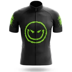 Men's Cycling Jersey Graphic Funny Short Sleeve Bike Jersey Top with 3 Rear Pockets Mountain Bike MTB Road Bike Cycling Quick Dry Reflective Strips Back Pocket Moisture Wicking Sports Black Red Blue