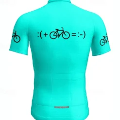 Men's Cycling Jersey Graphic Short Sleeve Bike Tee Tshirt Jersey with 3 Rear Pockets Mountain Bike MTB Quick Dry Anatomic Design Wicking Breathable Sports Yellow Red Blue Clothing Apparel