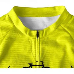Men's Cycling Jersey Graphic Short Sleeve Bike Tee Tshirt Jersey with 3 Rear Pockets Mountain Bike MTB Quick Dry Anatomic Design Wicking Breathable Sports Yellow Red Blue Clothing Apparel