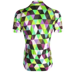 Men's Cycling Jersey Rainbow Plaid Checkered Patterned Short Sleeve Bike Jersey Top with 3 Rear Pockets Mountain Bike MTB Road Bike Cycling Quick Dry Front Zipper Back Pocket Sweat wicking Sports Red