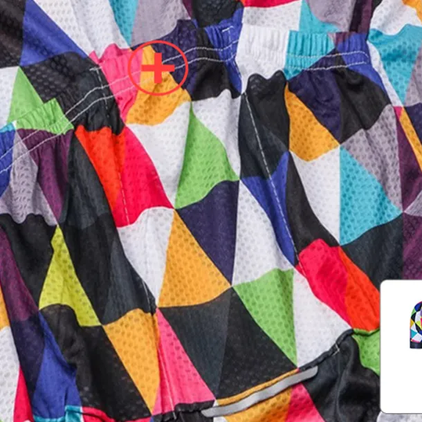 Men's Cycling Jersey Rainbow Plaid Checkered Patterned Short Sleeve Bike Jersey Top with 3 Rear Pockets Mountain Bike MTB Road Bike Cycling Quick Dry Front Zipper Back Pocket Sweat wicking Sports Red