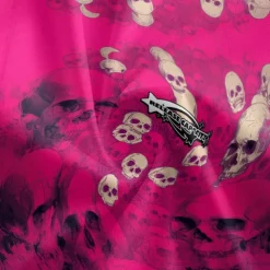 Men's Cycling Jersey Skull Short Sleeve Bike Tee Tshirt Jersey with 3 Rear Pockets Mountain Bike MTB Quick Dry Anatomic Design Wicking Breathable Sports Violet Dark Purple Red Clothing Apparel