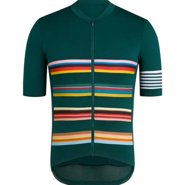 Men's Cycling Jersey Solid Color Stripes Patterned Short Sleeve Bike Jersey Top with 3 Rear Pockets Mountain Bike MTB Road Bike Cycling UV Resistant Quick Dry Reflective Strips Back Pocket Sports Red