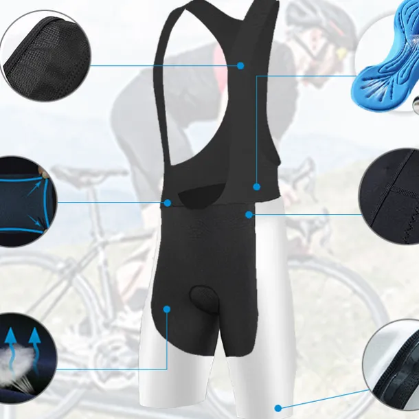 Men's Cycling Jersey with Bib Shorts Short Sleeve Mountain Bike MTB Road Bike Cycling Yellow Red Sky Blue Graphic Bike Clothing Suit 3D Pad Breathable Quick Dry Back Pocket Polyester Spandex Sports