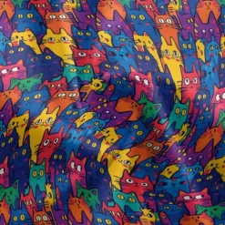 Men's Cycling Jersey with Shorts Cat Short Sleeve Bike Clothing Suit with 3 Rear Pockets Mountain Bike MTB Road Bike Cycling Front Zipper Sweat wicking Comfortable Breathable Sports Black Navy Blue