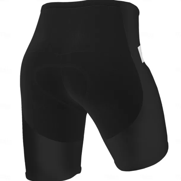 Men's Cycling Jersey with Shorts Short Sleeve Mountain Bike MTB Road Bike Cycling White Gray Bike Clothing Suit 3D Pad Breathable Quick Dry Back Pocket Polyester Spandex Sports Letter & Number