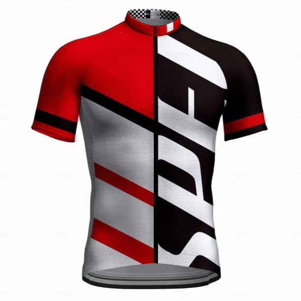 Men's Cycling Jersey with Shorts Short Sleeve Mountain Bike MTB Road Bike Cycling White Gray Bike Clothing Suit 3D Pad Breathable Quick Dry Back Pocket Polyester Spandex Sports Letter & Number