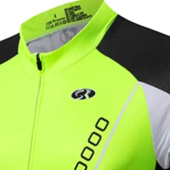 Men's Cycling Jersey with Bib Shorts Short Sleeve Mountain Bike MTB Road Bike Cycling Fall Yellow Light Green Red Bike Clothing Suit Breathable Quick Dry Back Pocket Lycra Sports Patterned Clothing