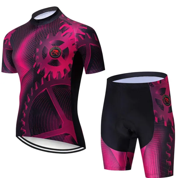 Men's Cycling Jersey with Shorts Short Sleeve Mountain Bike MTB Road Bike Cycling Black Red Royal Blue Gear Bike Clothing Suit 3D Pad Breathable Quick Dry Reflective Strips Back Pocket Polyester