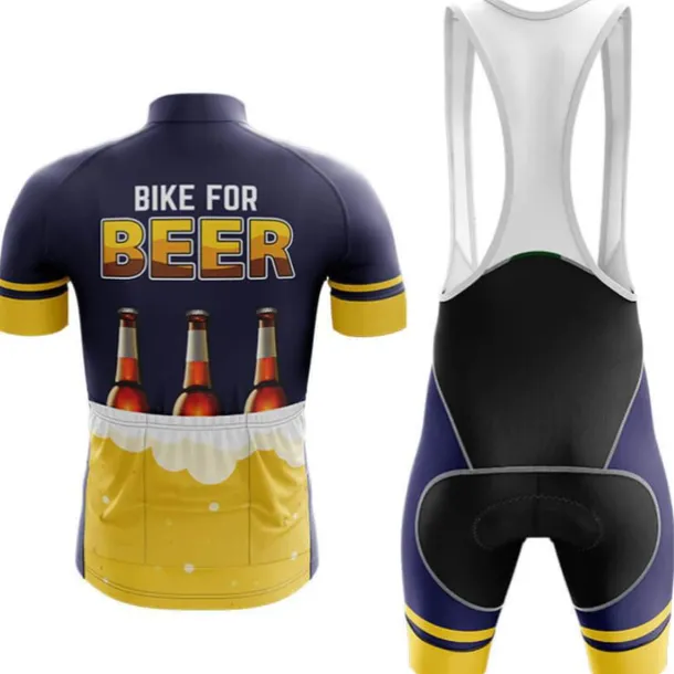 Men's Cycling Jersey with Bib Shorts Short Sleeve Mountain Bike MTB Road Bike Cycling Black Red Royal Blue Graphic Bike Clothing Suit 3D Pad Breathable Quick Dry Back Pocket Polyester Spandex Sports