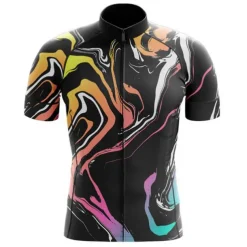 Men's Cycling Jersey Zebra Short Sleeve Bike Jersey Top with 3 Rear Pockets Mountain Bike MTB Road Bike Cycling Quick Dry Reflective Strips Back Pocket Moisture Wicking Sports Red Black White