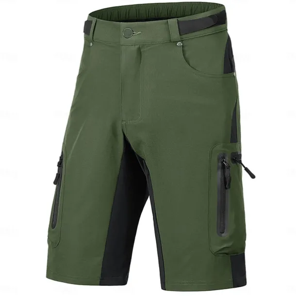 Men's Cycling MTB Shorts Bike Baggy Shorts MTB Shorts Mountain Bike MTB Road Bike Cycling Sports Patchwork 3D Pad Breathable Quick Dry Moisture Wicking Black Army Green Clothing Apparel Bike Wear