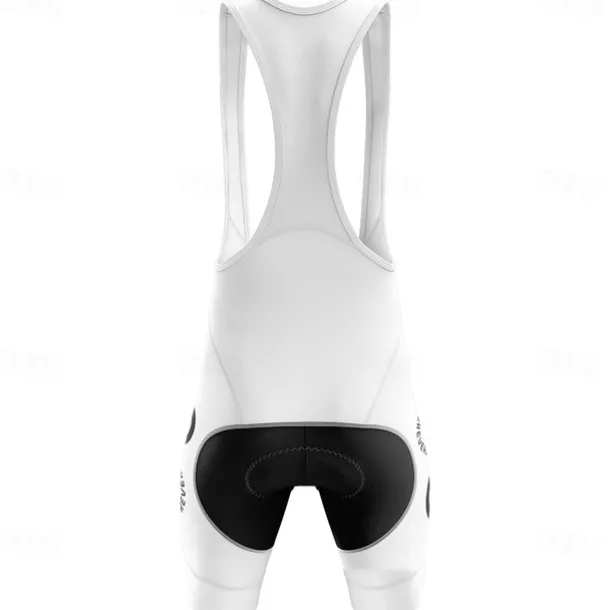 Men's Cycling Road Shorts Cycling Bib Shorts Bike Bottoms Mountain Bike MTB Road Bike Cycling Sports Graphic 3D Pad Cycling Breathable Quick Dry Black White Polyester Spandex Clothing Apparel Bike
