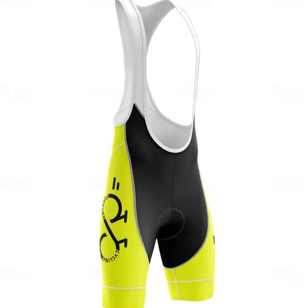 Men's Cycling Road Shorts Cycling Bib Shorts Bike Bottoms Mountain Bike MTB Road Bike Cycling Sports Graphic 3D Pad Cycling Breathable Quick Dry Black White Polyester Spandex Clothing Apparel Bike