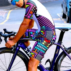 Men's Cycling Road Shorts Cycling Bib Shorts Bike Bib Shorts Bottoms Mountain Bike MTB Road Bike Cycling Sports 3D Pad Cycling Breathable Quick Dry Purple Polyester Spandex Clothing Apparel Bike Wear