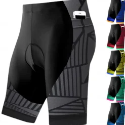 Men's Cycling Road Shorts Cycling Shorts Bike Shorts Bike Padded Shorts / Chamois Bottoms Mountain Bike MTB Road Bike Cycling Sports 3D Pad Cycling Breathable Quick Dry Yellow Red Polyester Spandex