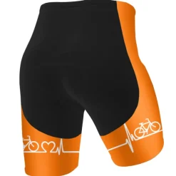 Men's Cycling Shorts Bike Padded Shorts / Chamois Bottoms Mountain Bike MTB Road Bike Cycling Sports Graphic 3D Pad Breathable Quick Dry Moisture Wicking Black Yellow Polyester Spandex Clothing