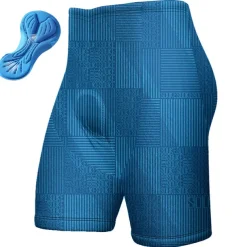 Men's Cycling Shorts Bike Padded Shorts / Chamois Bottoms Mountain Bike MTB Road Bike Cycling Sports 3D Pad Cycling Breathable Quick Dry Black White Polyester Spandex Clothing Apparel Bike Wear