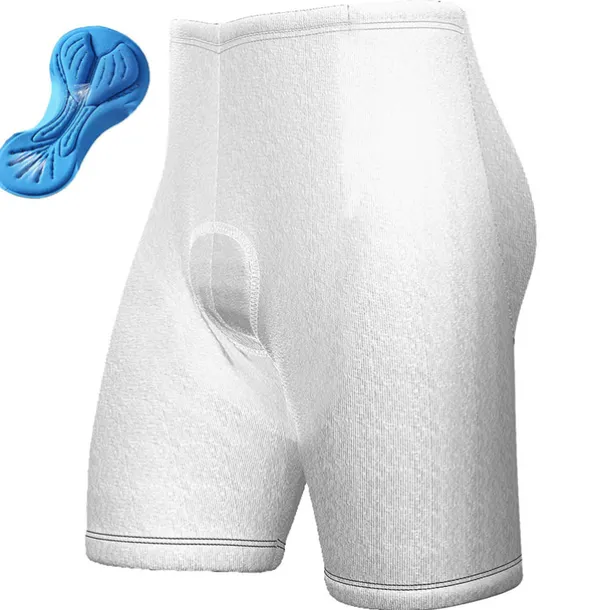 Men's Cycling Shorts Bike Padded Shorts / Chamois Bottoms Mountain Bike MTB Road Bike Cycling Sports 3D Pad Cycling Breathable Quick Dry Black White Polyester Spandex Clothing Apparel Bike Wear