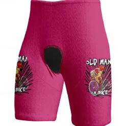 Men's Cycling Shorts Bike Shorts Graphic Bike Shorts with 3 Rear Pockets Quick Dry High Elasticity Comfortable Breathable Sports Yellow Pink Red Clothing Apparel