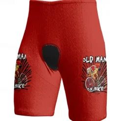 Men's Cycling Shorts Bike Shorts Graphic Bike Shorts with 3 Rear Pockets Quick Dry High Elasticity Comfortable Breathable Sports Yellow Pink Red Clothing Apparel