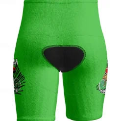 Men's Cycling Shorts Bike Shorts Graphic Bike Shorts with 3 Rear Pockets Quick Dry High Elasticity Comfortable Breathable Sports Yellow Pink Red Clothing Apparel