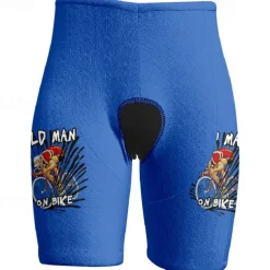 Men's Cycling Shorts Bike Shorts Graphic Bike Shorts with 3 Rear Pockets Quick Dry High Elasticity Comfortable Breathable Sports Yellow Pink Red Clothing Apparel