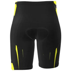 Men's Cycling Shorts Bike Padded Shorts / Chamois Bottoms Mountain Bike MTB Road Bike Cycling Sports Geometic 3D Pad Breathable Quick Dry Moisture Wicking Yellow Red Polyester Spandex Clothing Apparel