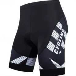Men's Cycling Shorts 3D Padded Shorts Bike Padded Shorts / Chamois Bottoms Mountain Bike MTB Road Bike Cycling Sports Graphic 3D Pad Breathable Quick Dry Moisture Wicking White Blue Spandex Clothing
