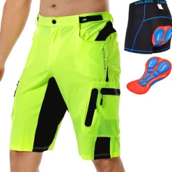 Men's Cycling Underwear Shorts Cycling MTB Shorts Bike Shorts Bike Padded Shorts / Chamois Bottoms Form Fit Mountain Bike MTB Road Bike Cycling Sports Waterproof 3D Pad Quick Dry Reflective Strips