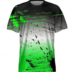 Men's Downhill Jersey Short Sleeve Yellow Red Royal Blue Graphic Bike Quick Dry Sports Graphic Clothing Apparel