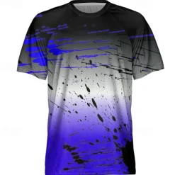 Men's Downhill Jersey Short Sleeve Yellow Red Royal Blue Graphic Bike Quick Dry Sports Graphic Clothing Apparel