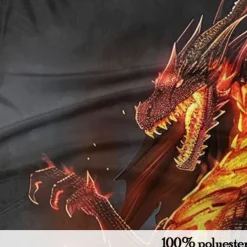 Men's Dragon Polo Shirts Golf Shirt Short Sleeve Polo Shirts Collared Shirts Funny Streetwear Vacation Wear Party Outfits Buttons 3D Print Summer Spring Black Purple Green