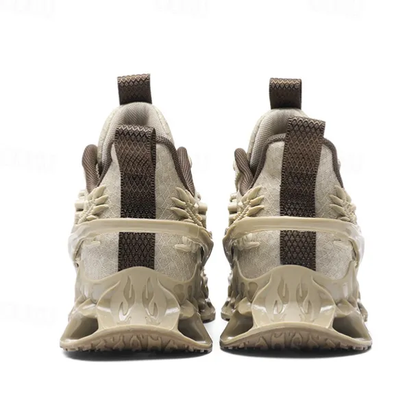 Men's Dragon-Themed Lightweight Athletic Sneakers – Unique Sculpted Sole Design, Breathable and Comfortable Running Shoes for Sports and Street Style