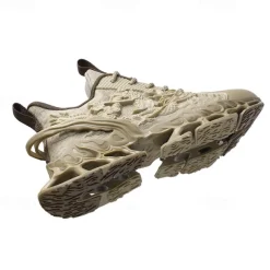 Men's Dragon-Themed Lightweight Athletic Sneakers – Unique Sculpted Sole Design, Breathable and Comfortable Running Shoes for Sports and Street Style