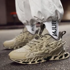 Men's Dragon-Themed Lightweight Athletic Sneakers – Unique Sculpted Sole Design, Breathable and Comfortable Running Shoes for Sports and Street Style