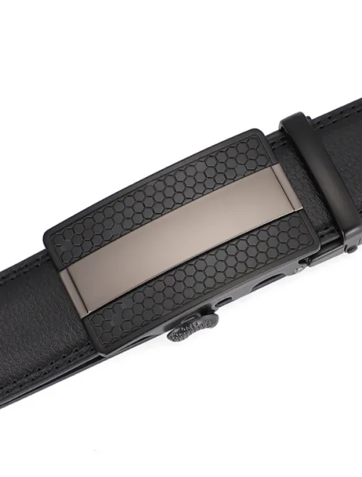 Men's Dress Belt Leather Belt Ratchet Belt Black Brown Cowhide Alloy Fashion Plain Daily Wear Going out Weekend